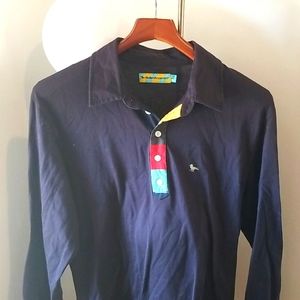 Modern amusement long sleeve quarter button